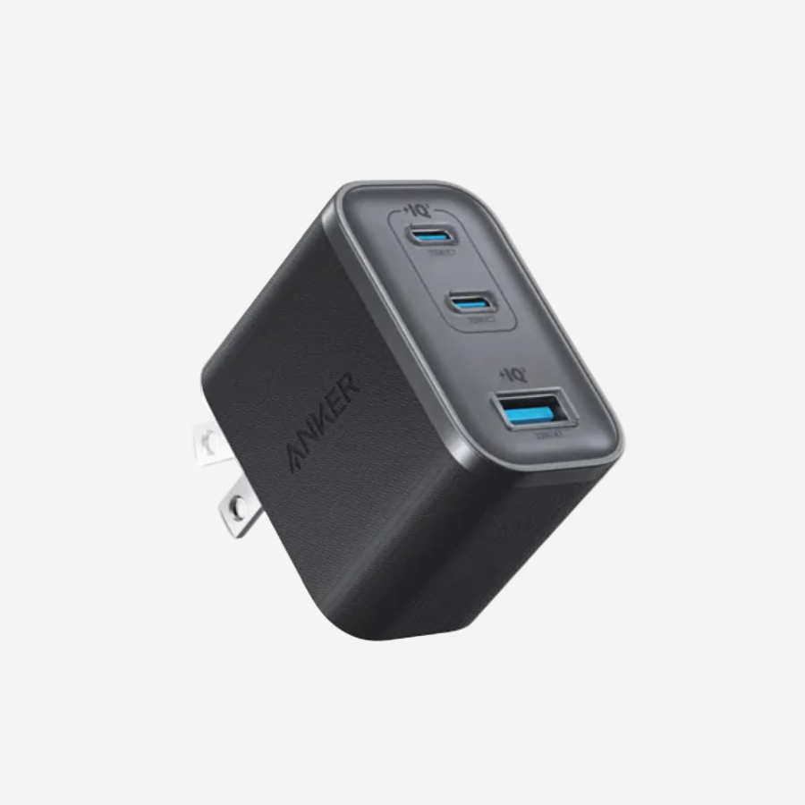 Nano Charger 3-Ports 70W Wall Charger - Black