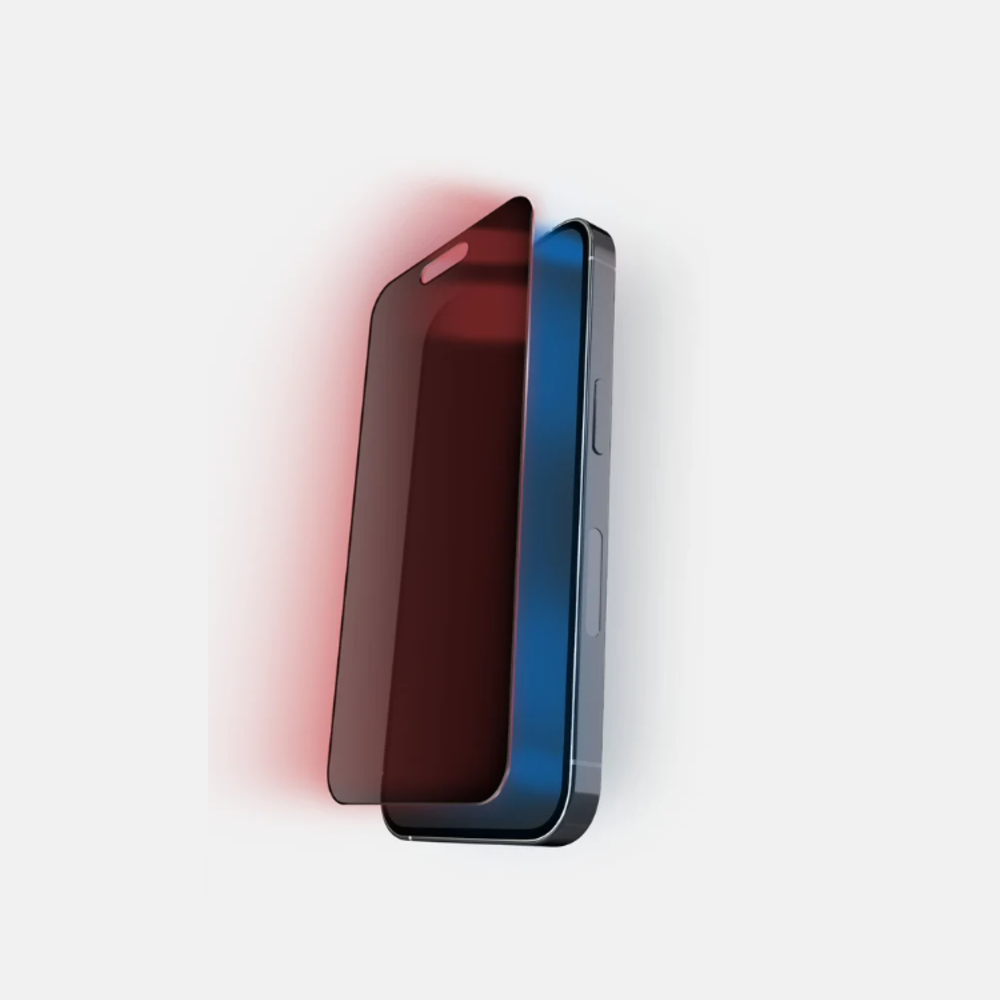 Red Light Converter Privacy Glass Screen Protector for iPhone 17 Series