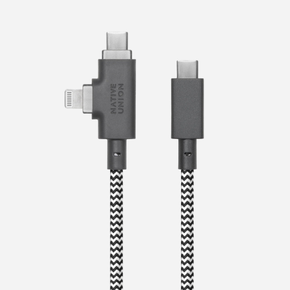 Belt Cable Duo Pro 240W USB-C to USB-C & Lightning