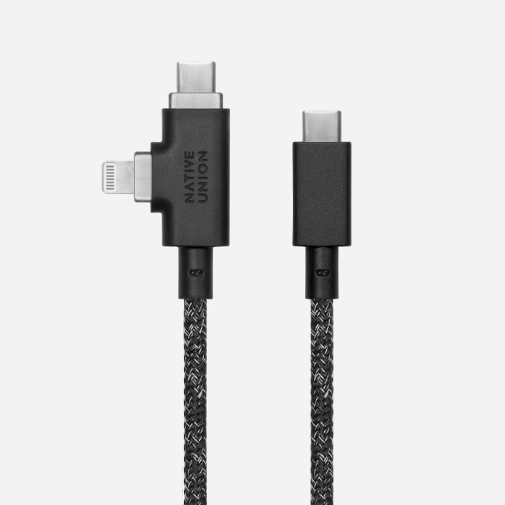 Belt Cable Duo Pro 240W USB-C to USB-C & Lightning