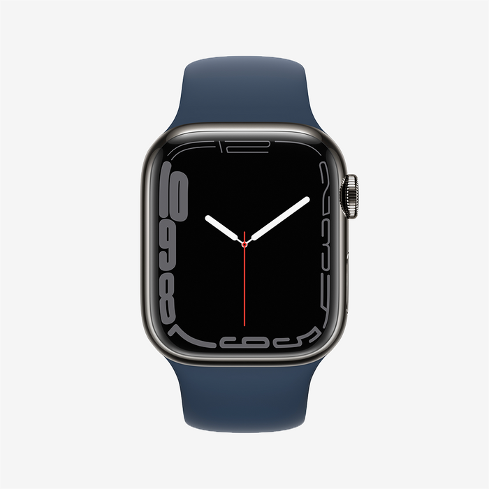 Watch Series 7 GPS + Cellular Stainless Steel Sport Band