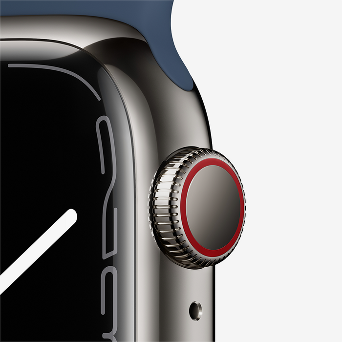 Watch Series 7 GPS + Cellular Stainless Steel Sport Band